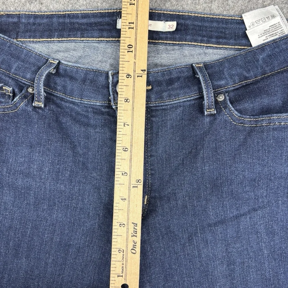 Levi's 715 Bootcut Jeans Women's‎ 32 Dark Wash Western Blue Denim Casual Rodeo